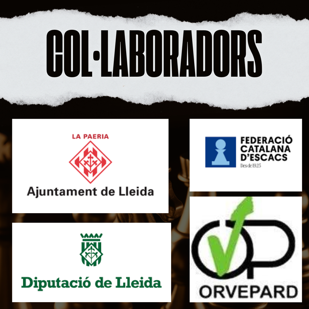 Cartell de Col·laboradors del Club Escacs Pardinyes
